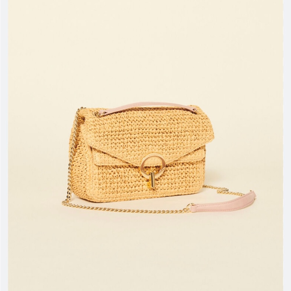 SANDRO STRAW BAG